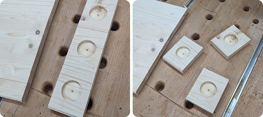 Teelichthalter zuschneiden