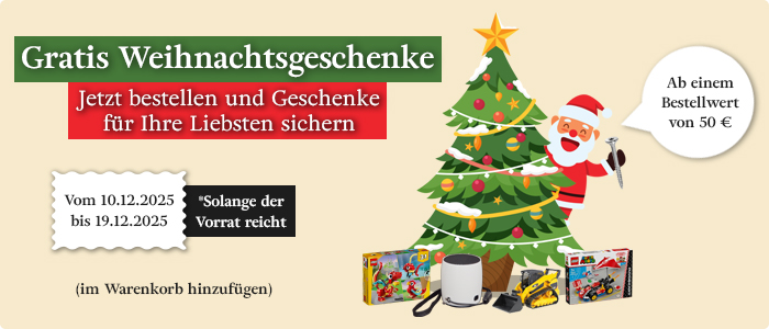Weihnachtsaktion - Zugaben